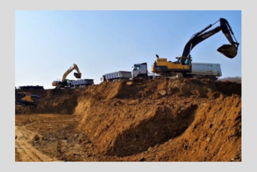 șantier autostradă lucrari