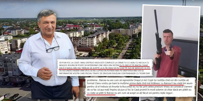 primar baicea amenintat de un recidivist periculos