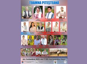 Spectacolul folcloric de la „Toamna piteșteană” se amână pentru 9 octombrie, din cauza vremii 1 Sursă foto: FB Primăria Municipiului Pitești.