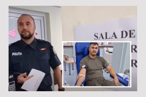 (Video) Donarea de sânge - un gest simplu, dar de mare impact 22 donare sange politisti argeseni