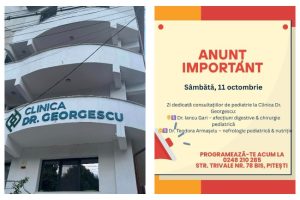 Zi dedicată consultațiilor pediatrice specializate la Clinica Dr. Georgescu 4 Clinica Dr. Georgescu Pitești