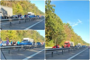 cats 5 - Accident pe A1 București-Pitești! Cinci maşini şi un TIR, implicate!