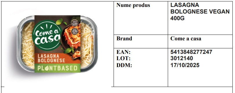 cats - LASAGNA retrasă din magazinele Carrefour