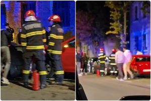 page - Pitești. Accident provocat de un polițișt băut