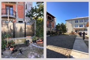 A deversat apele menajere în curtea unei școli. Piteștean amendat! 17 pitestean amenda cetatean scoala