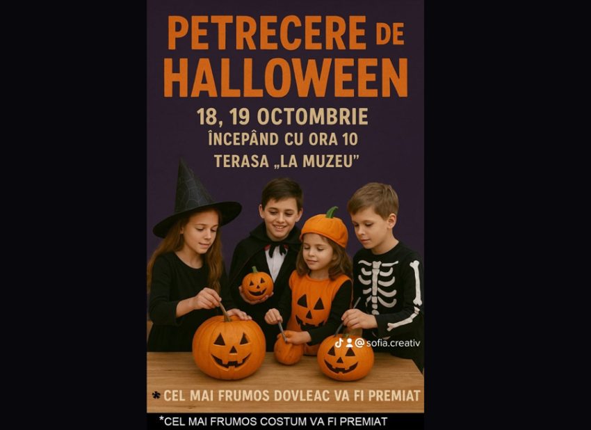 petrecere halloween golesti Sursă foto: FB Muzeul Golesti