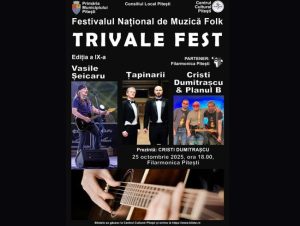 Vasile Șeicaru și Țapinarii, în recital la Festivalul Național TRIVALE FEST 10 Sursă foto: FB Centrul Cultural Pitesti.