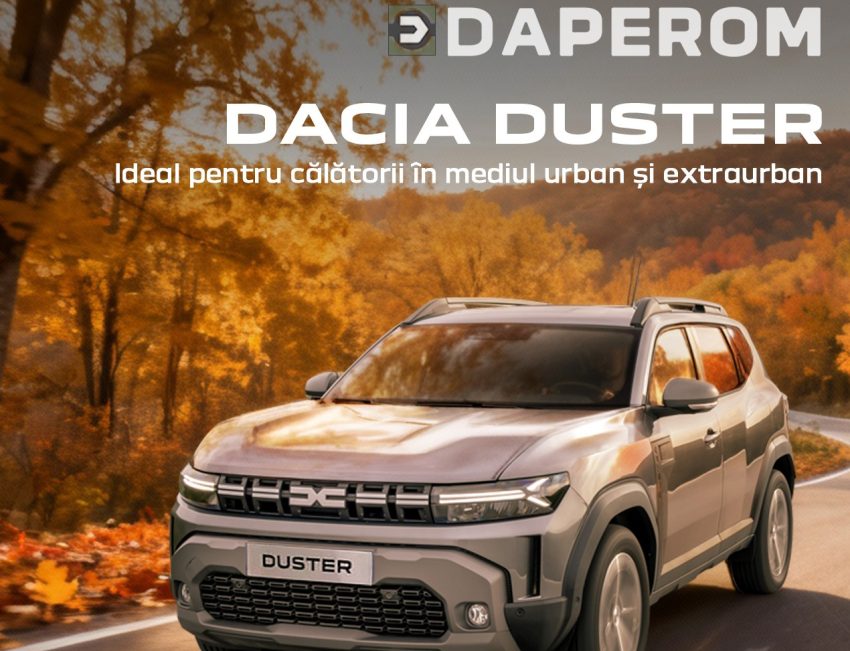 Dacia Duster Essential la DAPEROM! Ideal pentru călătorii în mediul urban și extraurban! 1 DACIA DUSTER DAPEROM