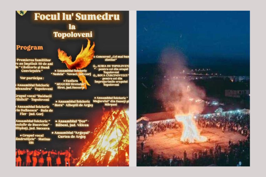 Focul lui Sumedru la Topoloveni Focul lui Sumedru la Topoloveni