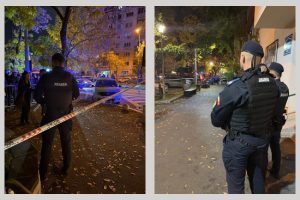 Aproximativ 100 de jandarmi vor păzi zona afectată de explozie 1 jandarmi bloc explozie