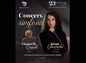 Seară simfonică la Pitești cu dirijoarea Kinga Głowacka și pianistul Giancarlo Grande 8 Sursă foto: FB Primăria Municipiului Pitesti