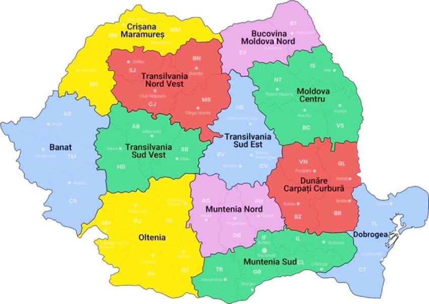 Senatorul Narcis Mircescu: „Reforma teritorial-administrativă este vitală pentru funcționarea statului!” 1 harta reorganizare administrativa 768x544 1 - Senatorul Narcis Mircescu: „Reforma teritorial-administrativă este vitală pentru funcționarea statului!”