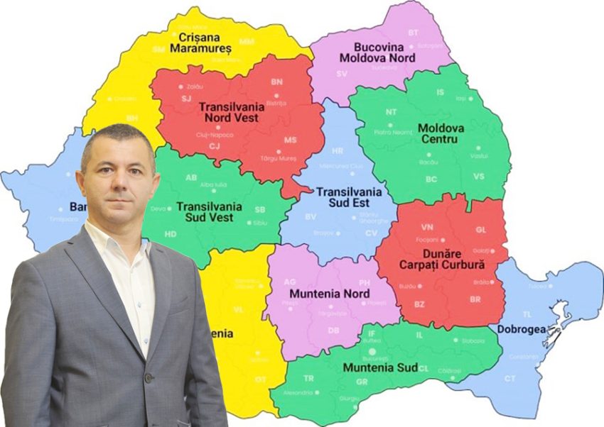 harta-reorganizare-administrativa- mircescu deschidere 1 Sursă foto: ediția tipărita