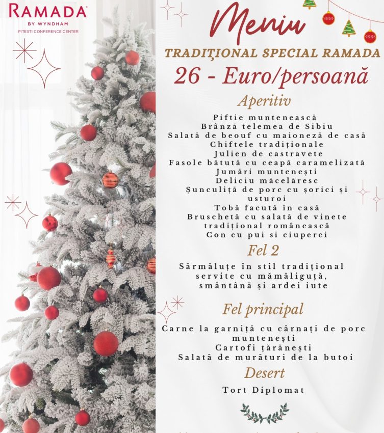Organizează cele mai tari petreceri de sfârșit de an la Ramada Pitești! 3 Christmas Menu 2025 Denisa Dumitru 20251021 212550 0000 2 page 0003 1 - Organizează cele mai tari petreceri de sfârșit de an la Ramada Pitești!