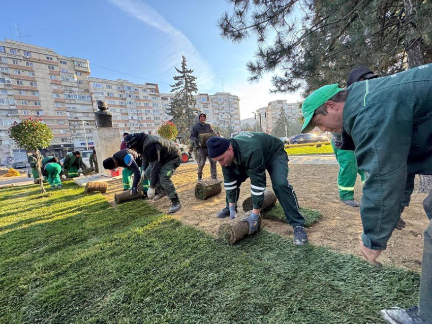 spep ccr deschidere iarba gazon pus Sursă foto: FB Primăria Municipiului Pitești.