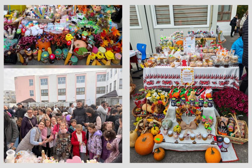 Arome, culori și veselie la Târgul de Toamnă al Școlii „Mircea cel Bătrân” 1 targ la scoala 13 Pitesti
