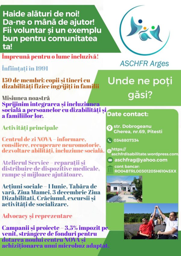 Există persoane adulte cu handicap fizic care nici nu ies din casă! 1 aschfr - Există persoane adulte cu handicap fizic care nici nu ies din casă!