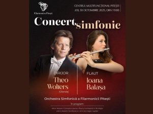 Eleganță și virtuozitate: Dirijorul olandez Theo Wolters și flautista Ioana Balașa, invitați la Filarmonica Pitești 1 Sursă foto: FB Primăria Municipiului Pitești