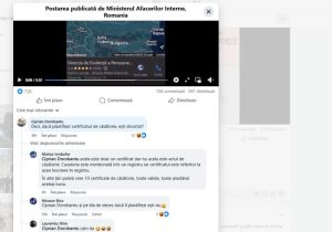 Atenție! Certificatul de naștere, căsătorie sau deces devine nul dacă este plastifiat 2 Sursă foto: screenshot FB MAI