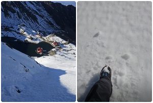 page 2 - Avertisment al salvamontiştilor pentru Munţii Făgăraş: zăpadă înghețată și risc de alunecare