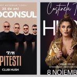 PROCONSUL urcă pe scena de la HUSH vineri, 7 noiembrie! 10 evenimente la Hush Pitești