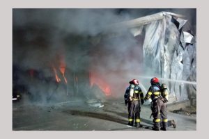 incendiu construcție Albota