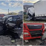 Accident mortal la Drăganu. Impact între 2 autocamioane și 2 autoturisme 11 accident mortal la Draganu