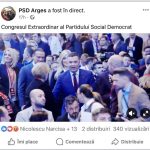Gherzan - Cătălin Gherzan taxează subtil conferința PSD: sală plină, Facebook gol
