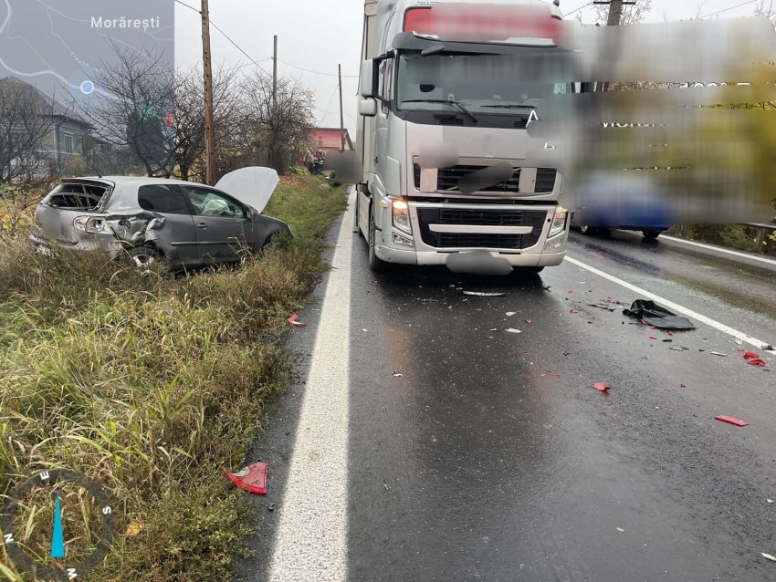 accident pe DN 7 la Dedulești