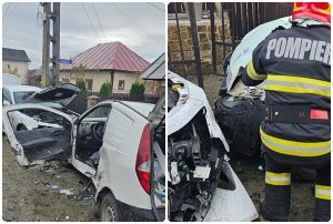 page 1 - Accident grav în Albeștii de Argeș! Trei persoane transportate la spital