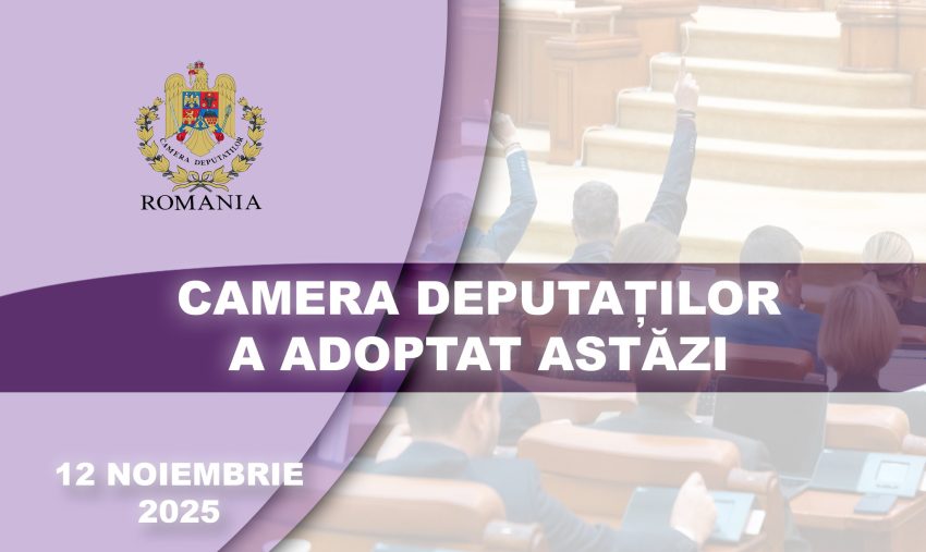 legi adoptate camera deputatilor