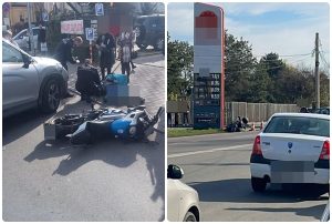 cats 3 - Două accidente în Pitești! Motocicliști răniți