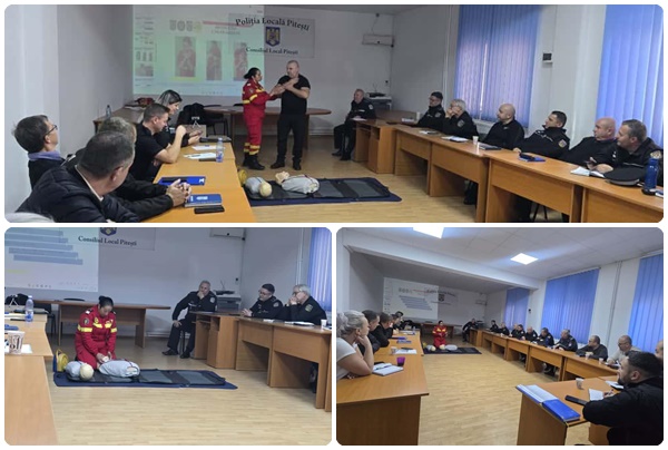 Livrator Wolt acroșat de o mașină! Polițiștii locali piteșteni i-au acordat primul ajutor 1 page 1 - Livrator Wolt acroșat de o mașină! Polițiștii locali piteșteni i-au acordat primul ajutor