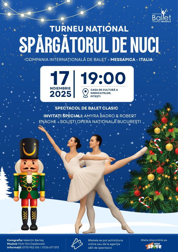 Magia Crăciunului ajunge la Pitești pe 17 noiembrie 1 Pitesti Spargatorul de nuci