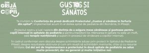 ”Gustos și sănătos în farfuria din spital”, 2 ani de implementare la Pediatrie Pitești 1 Invitatie conferinta Gustos si sanatos in farfuria din Spital - ”Gustos și sănătos în farfuria din spital”, 2 ani de implementare la Pediatrie Pitești