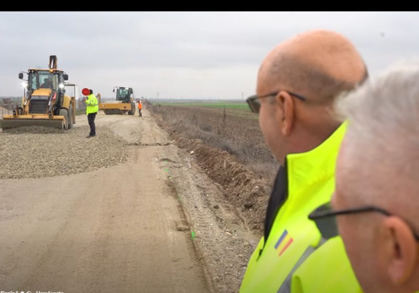 Slobozia modernizare ale DJ 702F Sursă foto: screenshot FB Ion Minzina.