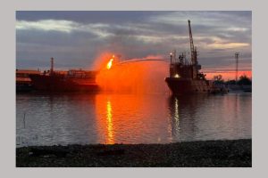 incendiu nava granita Ucraina