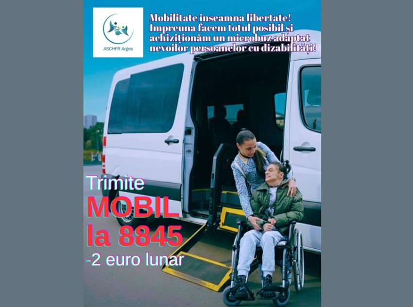 poza campanie masina mobilitate 2 Sursă foto: ASCHFR Argeș.