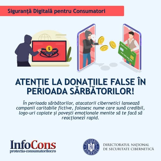 586514444 1228185422675298 8279827102833067733 n - Avertismentul DNSC: campanii de donații false în perioada sărbătorilor
