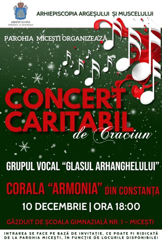 Iubitorii de colind sunt așteptați pe 10 decembrie la „Concertul Caritabil de Crăciun” de la Micești 1 concert caritabil Micești