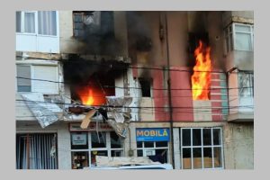 explozie incendiu bloc Braila