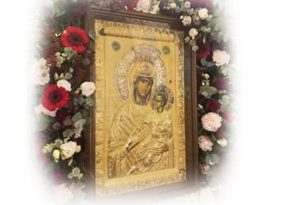 589543678 1165283695734718 7466706491404269239 n 1 - Icoana Maicii Domnului Vimatarissa va ajunge la Catedrala din Mioveni