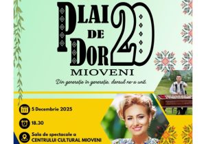 spectacol mioveni pali de dor 1 - Seară aniversară la Centrul Cultural Mioveni: „Plai de Dor 20”, emoție și folclor authentic