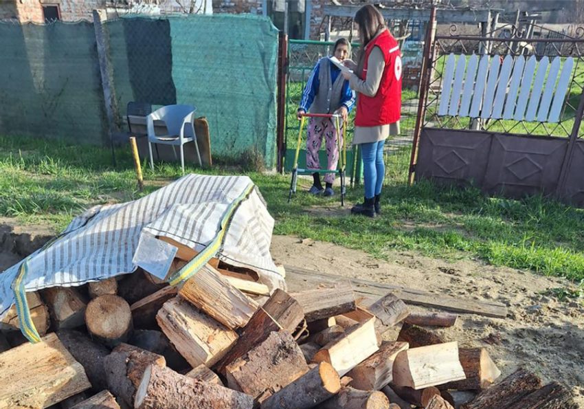 ajutor lemne generic Sursă foto: FB Primăria Orașului Costești, Argeș