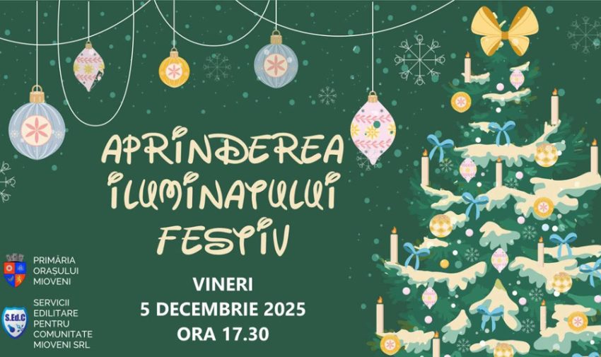 Sursă foto: FB Primăria Orasului Mioveni