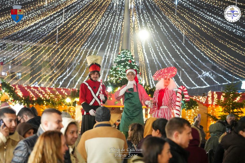 aec64da3 a920 4dee 8d3c a66884daec04 - Piteștiul, în haine de sărbătoare! S-a deschis Târgul de Crăciun
