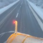 Acțiuni extinse de deszăpezire și combatere a poleiului pe autostrăzi și drumuri naționale 12 Sursă foto: screenshot FB DRDP Timișoara.