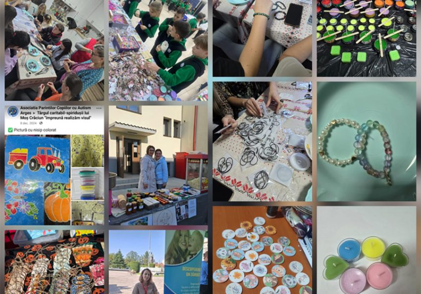 Crăciunul care schimbă destine! Târgul Spiridușilor aduce speranță copiilor cu autism 4 SUrsă foto: APCA Arges.
