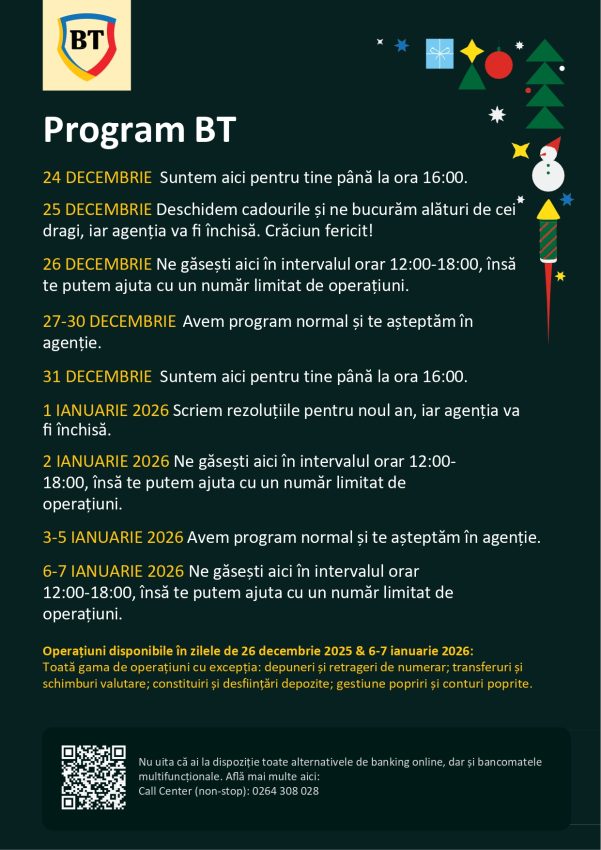 Trăiți bucuria sărbătorilor la Argeș Mall! Nu ratați întâlnirea cu Moș Crăciun! 6 Program Banca Transilvania Arges Mall 2025 2026 page 0001 - Trăiți bucuria sărbătorilor la Argeș Mall! Nu ratați întâlnirea cu Moș Crăciun!