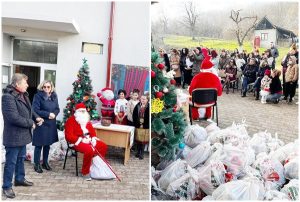 page 2 - Primarul Ion Gârleanu l-a ajutat pe Moş Crăciun să ajungă la toți copiii din Bogați